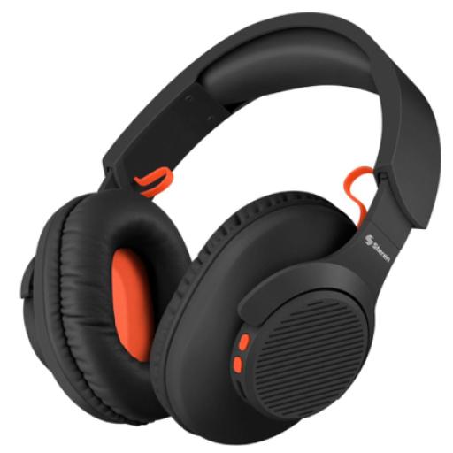 [STEREN_AUD-7630NE] Steren AUDIFONOS STEREN BT CON BAT 30 H ASIST VOZ