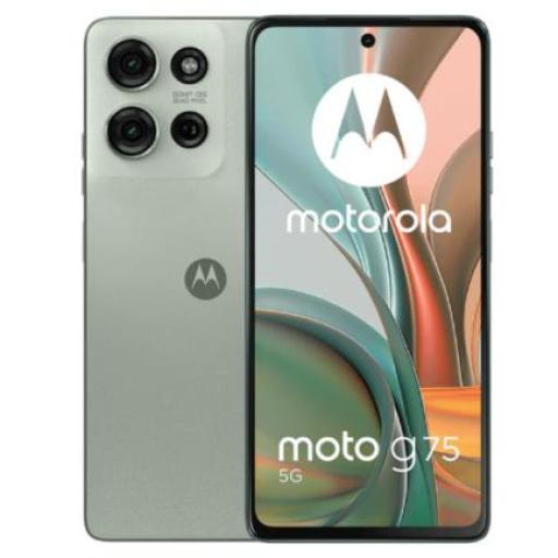 [MOTOROLA_PB3V0007MX] Motorola Smartphone Motorola Moto G75 6.78"  8GB/256GB Cámara 50MP+8MP+Flicker Sensor/16MP Android 14 Color Verde Suculenta