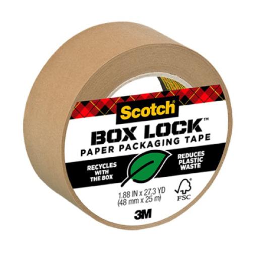 [3M_70007079612] 3M Cinta 3M de Empaque de Papel Box Lock 0.48X22.8 mts