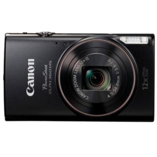 [CANON_1075C001BA] Canon Cámara Canon PowerShot ELPH 360 HS 20.2MP FHD 1080p Zoom 12x Color Negro