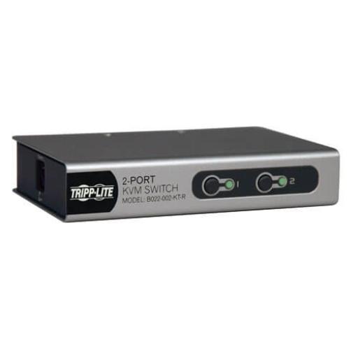 [TRIPPLITE_B022-002-KT-R] Tripp Lite MULTIPLEXOR TRIPP LITE KVM 2 PUERTOS PS/2 C/ KIT DE CABLES