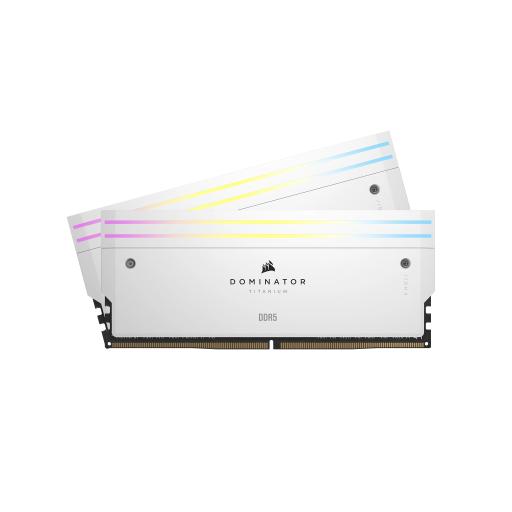 [CORSAIR_CMP32GX5M2B6000C30W] MEMORIA DIMM DDR5 CORSAIR (CMP32GX5M2B6000C30W) 32GB (2X16GB) 6000MHZ DOMINATOR TITANIUM BLANCO CL30
