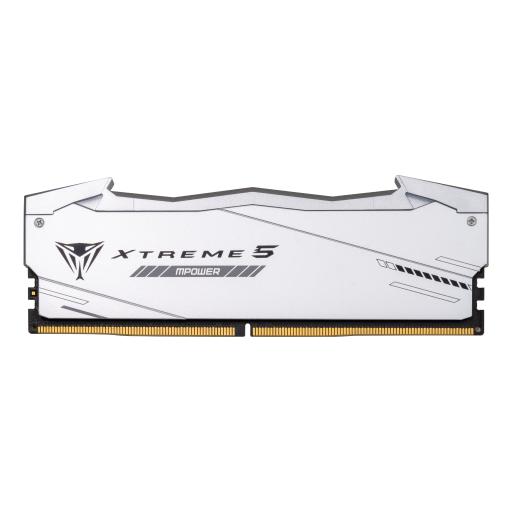 [PATRIOT_PVXR532G60C30KM] MEMORIA DIMM DDR5 PATRIOT (PVXR532G60C30KM) VIPER XTREME 5 RGB, 32GB (2X16GB) 6000MHZ, WHITE, CL46
