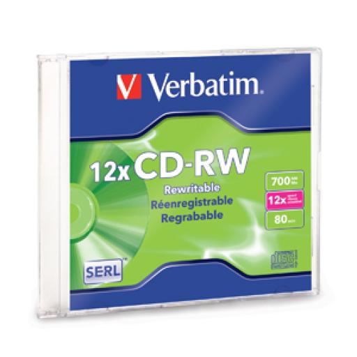[VERBATIM_95161 1PZA] Disco CD-RW VERBATIM 95161