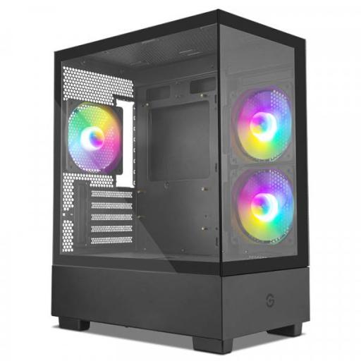 [GETTTECH_GCM-550AC-02] Getttech GABINETE GAMER GETTTECH FISH TANK M-ATX S/FUENTE (GCM-550AC-02)