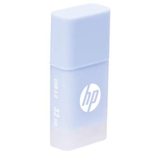[PNY_HPFD168B-32] PNY Unidad de Memoria Flash USB PNY HP v168b 32GB Color Azul Cielo USB 2.0