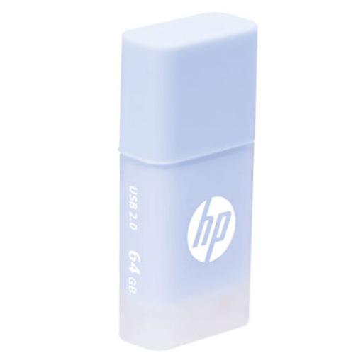 [PNY_HPFD168B-64] PNY Unidad de Memoria Flash USB PNY HP v168b 64GB Color Azul Cielo USB 2.0