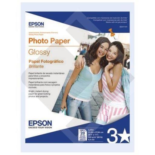 [EPSON_S041141] Epson PAPEL SATINADO CALIDAD FOTO-