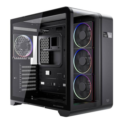 [BALAMRUSH_BR-941594] BALAMRUSH GABINETE BALAM TANK CURVE DISPL 7400/MB ATX/4 VENT ARGB/NEG BR-941594