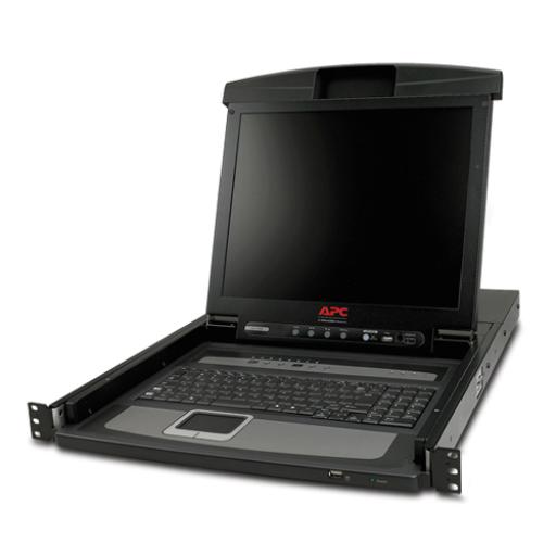 [SCHNEIDERELECTRIC_AP5808] Schneider Electric 17IN RACK LCD CONSOLE WITH INT EGRATED 8 PORT ANALOG KVM SWITCH