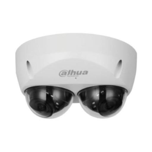 [DAHUA_HDBW5441F-AS-E2] Camara IP DAHUA Domo Doble Sensor Resolucion de 4 MP Lente 2.8 mm  95 IR 30 mts IA WizMind Deteccion Facial proteccion p
