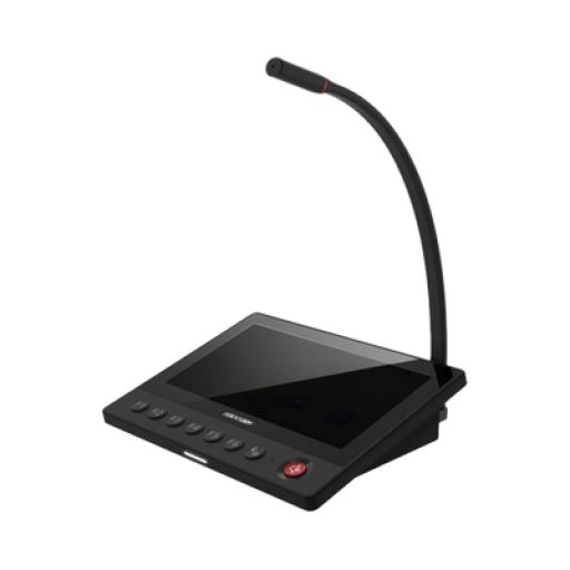 [HIKVISIONDIGITALTECHNOLOGY_DS-QAZ1MP7G1] Hikvision Digital Technology Micrófono IP / 12 VCD /  Pantalla Touch 7" / Transmisión en Tiempo Real / Integración con HikCentral Professional