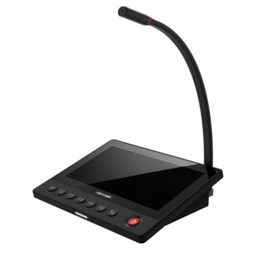 [HIKVISIONDIGITALTECHNOLOGY_DS-QAZ1MP7G1] Hikvision Digital Technology Micrófono IP / 12 VCD /  Pantalla Touch 7" / Transmisión en Tiempo Real / Integración con HikCentral Professional