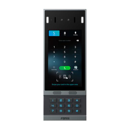 [FANVIL_I67] Fanvil Videoportero SIP i67, Reconocimiento Facial, 2 relevadores, Teclado retroiluminado, anti-vandálico, IP66 y IK07, PoE