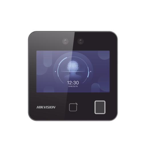 [HIKVISIONDIGITALTECHNOLOGY_DS-K1T343EFWX-B] Hikvision Digital Technology Terminal Min Moe WiFi / Touch de Reconocimiento Facial y Huella con Batería de Respaldo Incluida / ASISTENCIA y Control de ACCESO / 1500 Rostros y 3,000 tarjetas /  Lee códigos QR / Videoportero / Detección de Cubrebocas