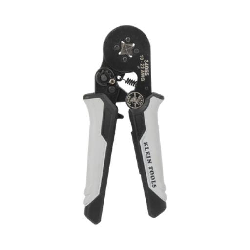 [KLEINTOOLS_34055] Klein Tools Pinza Ponchadora Cuadrada de Conectores de Casquillo / Ferrules para Cable de 10-22 AWG