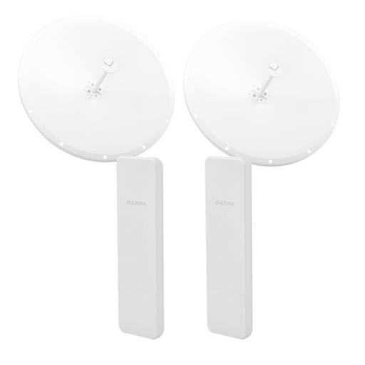 [ALTAITECHNOLOGIES_KIT-2-C1XAN-TXP] Altai Technologies Kit de Enlace Completo PTP en 5 GHz, Hasta 20 km, con el Modelo Conectorizado C1XAN y Antena Direccional de 28 dBi Modelo TXP-D4865-28-SMA