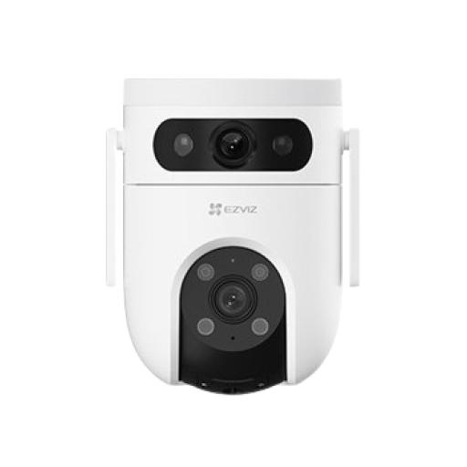 [EZVIZ_CS-H9C/6MP] EZVIZ Cámara PT Doble Lente / 6 Megapixel (3MP+3MP) / IA Detección Humana y Vehiculo / Vision Nocturna a Color / Vista Simultánea de camara PT y Cámara Fija / Audio Bidireccional