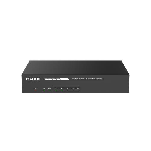 [EPCOM_EPP-SPB14H150] Epcom Splitter mas Extensor de Video | 1x4 | ProAV | HDBaseT™ | 120m en 4K@60Hz | 150m en 1080p@60Hz | Cat6/6a/7 | Gestión Avanzada EDID | Control IR y RS232 | PoC | Salida de Audio