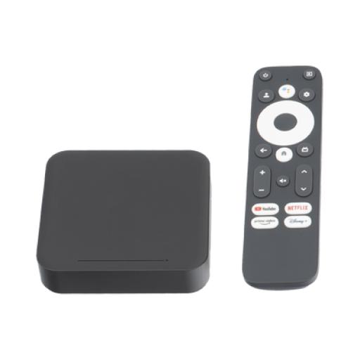 [LINKEDPROBYEPCOM_LP1-STB-WIF5-UHD] LINKEDPRO BY EPCOM TV Box Android UHD, Compatible con Google TV , Conexión WiFi en 2.4 y 5 GHz, Puerto LAN RJ45, Puerto  HDMI.