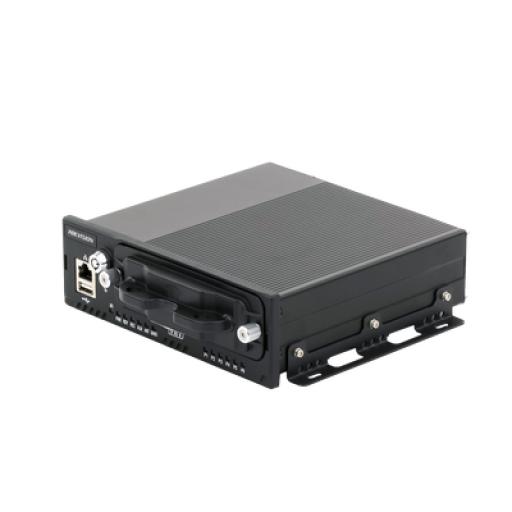 [HIKVISIONDIGITALTECHNOLOGY_AEMN5043(RJ45)] Hikvision Digital Technology NVR Móvil de 8 Canales de 2 Megapixel / 4 Puertos PoE / 2 Bahías de Disco Duro / Incluye Modulo GPS / conector RJ45