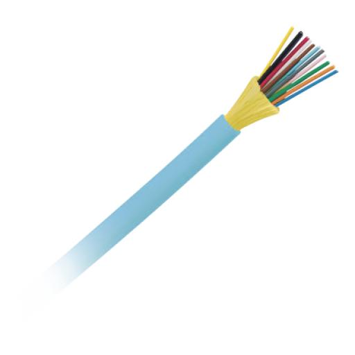 [PANDUIT_FODPZ12Y] Panduit Cable de Fibra Óptica de 12 hilos, Multimodo OM4 50/125 Optimizada, Interior, Tight Buffer 900um, No Conductiva (Dieléctrica), OFNP (Plenum), Precio Por Metro