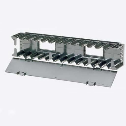 [PANDUIT_NCMHF2] Panduit Organizador de Cables Horizontal NetManager, Sencillo (Solo Frontal), Para Rack de 19in, 2UR