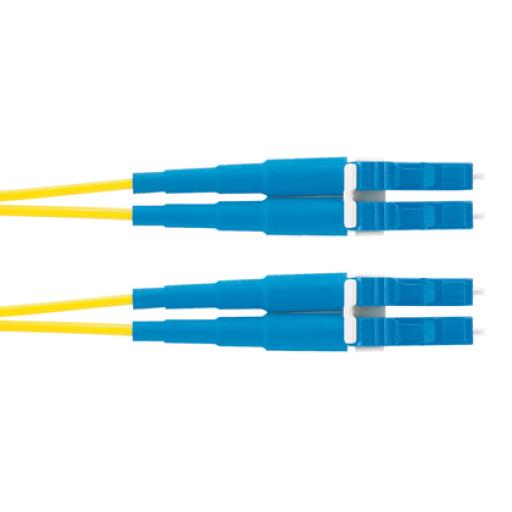 [PANDUIT_F92ELLNLNSNM003] Panduit Jumper de Fibra Optica Monomodo 9/125 OS2, LC-LC Duplex, LSZH, Color Amarillo, 1 Metro