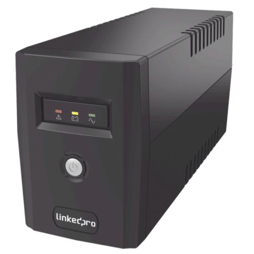 [LINKEDPROBYEPCOM_LP600L] LINKEDPRO BY EPCOM UPS L/INTERACTIVA  600VA/360W, 6 TOMAS 5-15R, REGULADOR D/VOLT., PROT. RJ45 + USB