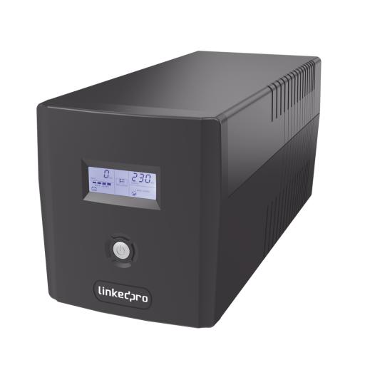 [LINKEDPROBYEPCOM_LP600LCD] LINKEDPRO BY EPCOM UPS C/DISPLAY L/INTERACTIVA  600VA/360W, 6 TOMAS 5-15R, REGULADOR D/VOLT., PROT. RJ45 + USB
