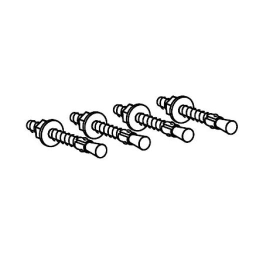 [ERGOTRON_90-018] Ergotron HARDWARE-4 STUD ANCHORS