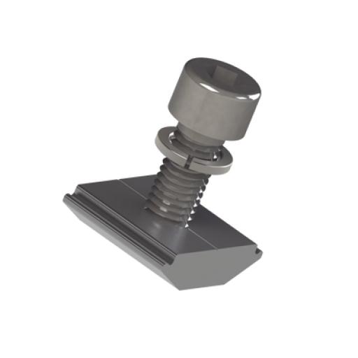 [EPCOM_EPLDINBN825] Epcom Conector N con tornillo para fijación en riel 5 y 8