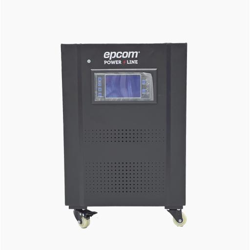 [EPCOM_EPL5K2FVR] Epcom Regulador de Voltaje Industrial Bifásico 5 kVA/5 kW 220 V / Entrada 176-264 V Vca / Salida 215.6-224.4 Vca
