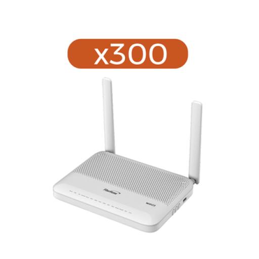 [FIBERHOME_HG6144F-KIT] FiberHome KIT 300 Piezas ONU GPON WiFi 6, Doble Banda 2.4/5 GHz , con 4 puertos Gigabit Ethernet + 2 POTS + 1 USB + 1 CATV (RF), conector SC/APC