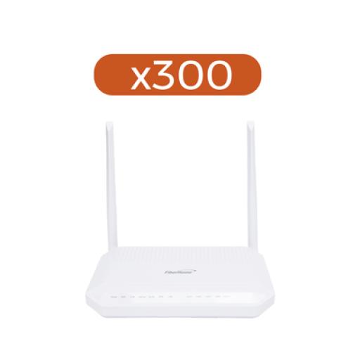 [FIBERHOME_HG6143D-KIT] FiberHome Kit 300 Piezas ONU GPON WiFi 2.4/5 GHz MIMO 2x2, 4 puertos Gigabit + 1 POTS + USB, conector SC/UPC