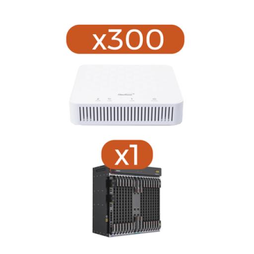 [FIBERHOME_AN1501AG-KIT] FiberHome Kit 300 ONT´s AN5506-01AG ONU GPON 1 PTO GE + 1 OLT AN6000-15