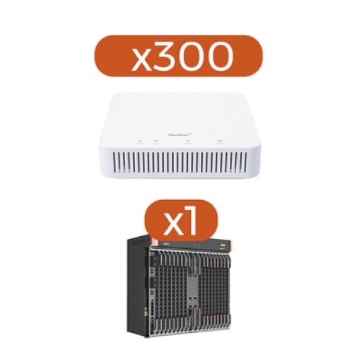 [FIBERHOME_AN1701AG-KIT] FiberHome Kit 300 ONT´s AN5506-01AG ONU GPON 1 PTO GE + 1 OLT AN6000-17