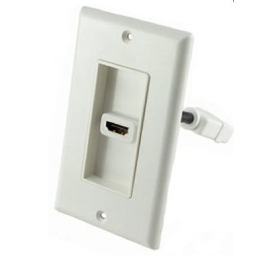 [DATACOMPONENTS_73307] Data Components TAPA (FACEPLATE) HDMI 1 PUERTO HEMBRA CON CABLE PIGTAIL