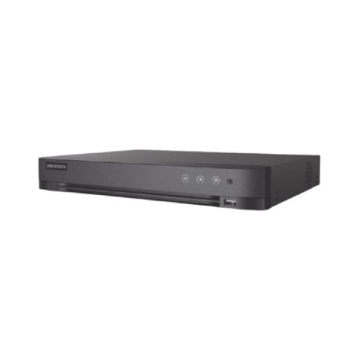 [HIKVISIONDIGITALTECHNOLOGY_DS-7204HGHI-M1(T)] Hikvision Digital Technology [Audio Bidireccional] DVR 4 Canales TurboHD + 1 Canal IP / 2 Megapixel (1080p) Lite / Acusense Lite (Evita Falsas Alarmas) / Audio por Coaxitron / 1 Bahia de Disco Duro / H.265+ / Salida de Vídeo Full HD