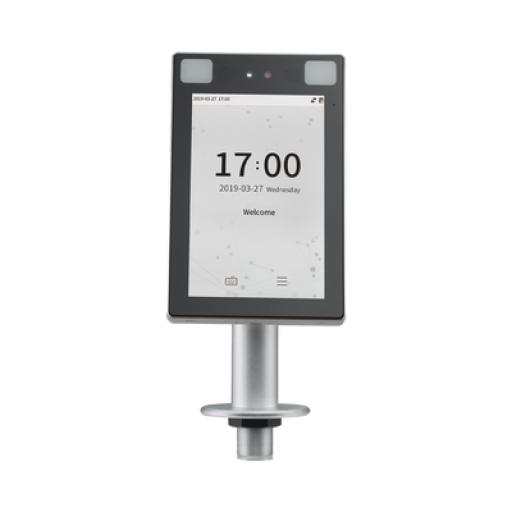 [ZKTECO_PROFACEXCH] ZKTeco Lector de Rostros para Control de Acceso de uso rudo a prueba de Impactos / Exterior IP68 / Acepta Selfies / Reconocimiento a 2.5 metros / ADMS GRATIS / Montaje sobre torniquete
