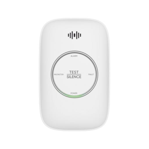 [HIKVISIONDIGITALTECHNOLOGY_HF-GN110] Hikvision Digital Technology (HikFire) Detector de Gas Natural / Alarma Independiente de Gas Combustible Metano (CH4) / Registro de Eventos / Salida para Válvula y Ventilador / Rango de Medición: 025% LEL / Alarma de 70dB a 115dB @1m