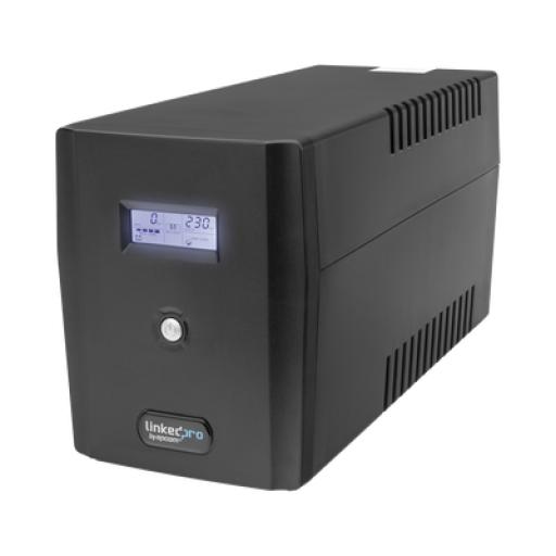 [LINKEDPROBYEPCOM_LP1500LCD] LINKEDPRO BY EPCOM UPS, L/NTERACTIVA, 1500VA/900W 6 CONTACTOS NEMA 5-15R C/PANTALLA LCD Y PROTECCION RJ45/USB