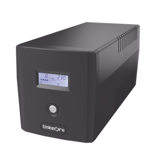[LINKEDPROBYEPCOM_LP1000LCD] LINKEDPRO BY EPCOM UPS C/DISPLAY L/INTERACTIVA  1000VA/720W, 8 TOMAS 5-15R, REGULADOR D/VOLT., PROT. RJ45 + USB