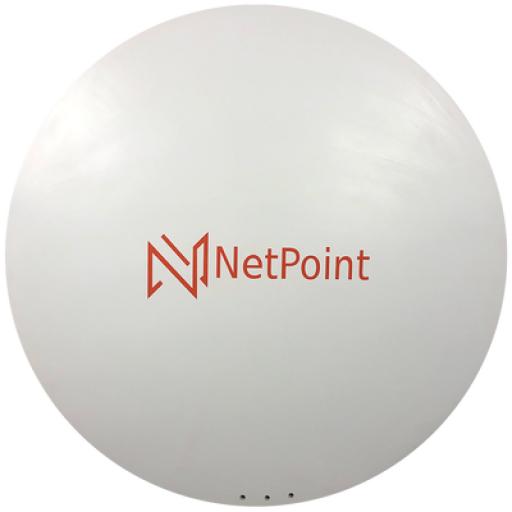 [NETPOINT_NP64] NetPoint Antena Direccional / 4 ft / 5.9-7 GHz / Ganancia 36 dBi / SLANT de 45 ° y 90° / Ideal para radios (C060940C121C) / Incluye Jumpers con conector N-Macho a RSMA / montaje y radomo incluido.