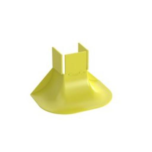 [PANDUIT_FTR2X2LYL] Panduit Accesorio Para Control de Radio de Curvatura, Para Bajadas de Cable con Canaletas FiberRunner 2x2, Color Amarillo