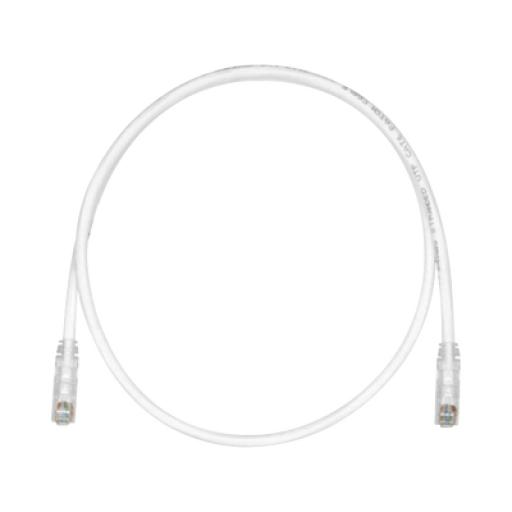 [PANDUIT_UTPSP0.5MY] Panduit Cable de Parcheo TX6, UTP Cat6, 24 AWG, CM, Color Blanco Mate, 50 cm