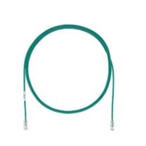 [PANDUIT_UTP28X15GR] Panduit Cable de Parcheo UTP Cat6A, CM/LSZH, Diámetro Reducido (28AWG), Color Verde, 15ft