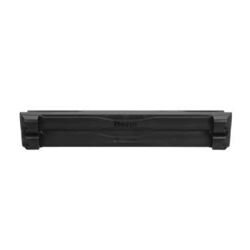 [PANDUIT_TLBP2S-V] Panduit Tapa Ciega Estándar de 19in, Compatible con Racks con Rieles de Orificio Cuadrado, Instalación sin Herramienta, Plano, 2 UR, Color Negro
