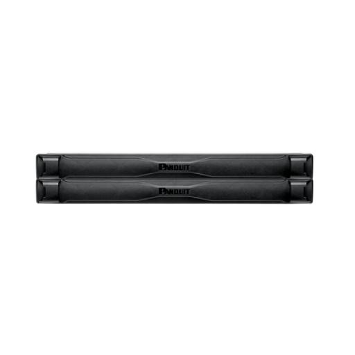 [PANDUIT_TLBP2S-V] Panduit Tapa Ciega Estándar de 19in, Compatible con Racks con Rieles de Orificio Cuadrado, Instalación sin Herramienta, Plano, 2 UR, Color Negro