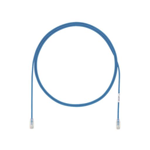 [PANDUIT_UTP28X3MBU] Panduit Cable de Parcheo UTP Cat6A, CM/LSZH, Diámetro Reducido (28AWG), Color Azul, 3 m.